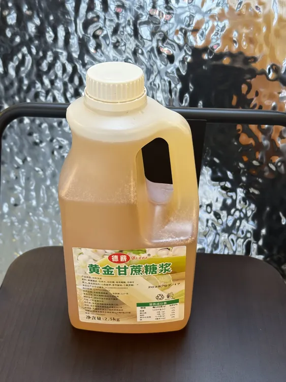 德薪蔗糖糖浆商用手打柠檬茶甘蔗冰糖浆黄金果糖奶茶店专用原材料