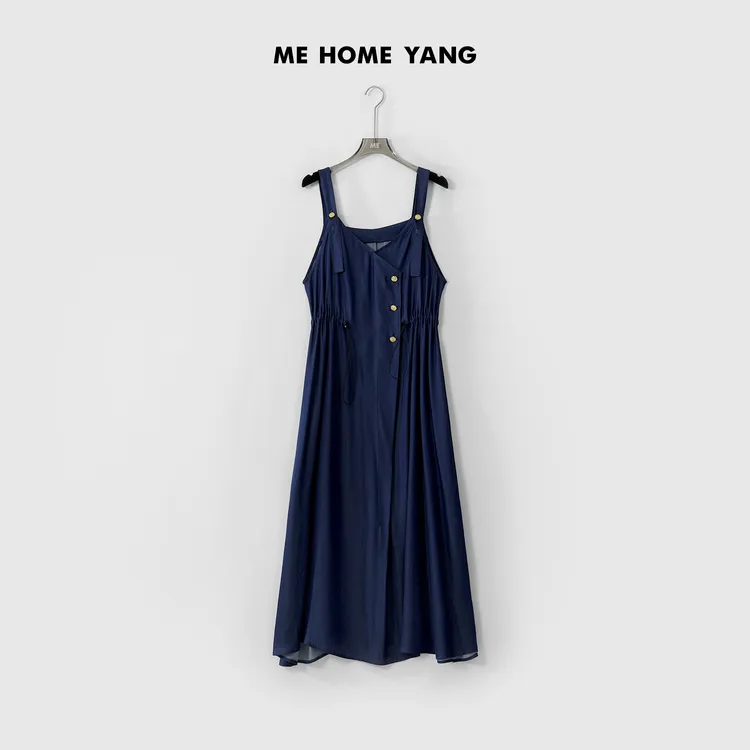 ME【牛仔蓝背带裙】夏季女士显瘦气质时尚新款连衣裙MEQS4751