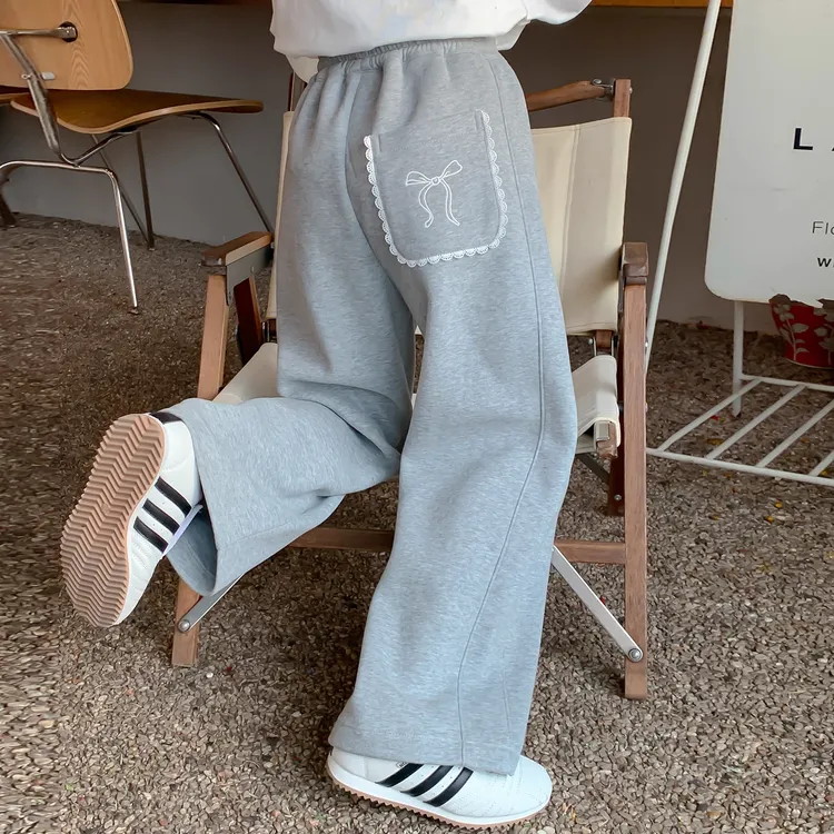 女童裤子春秋款2025新款洋气童装女孩秋季休闲裤韩版儿童秋装卫裤