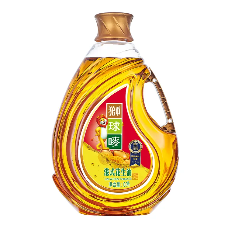 狮球唛港式花生油5L 百年品牌 广东老字号