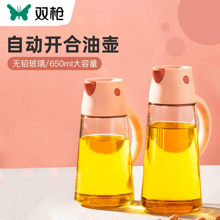 玻璃家用油壶大容量食用油调料瓶装油防漏油控油油罐醋壶醋瓶酱油