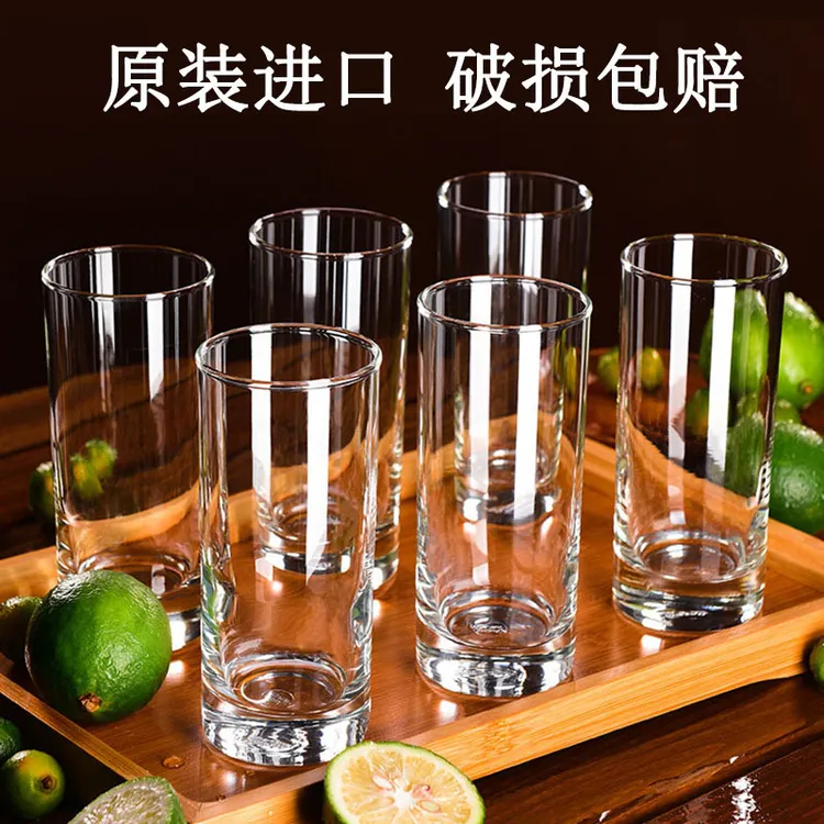 玻璃杯绿茶杯喝水杯子饮料饮料杯杯欧欣家用餐厅玻璃水杯cup耐热