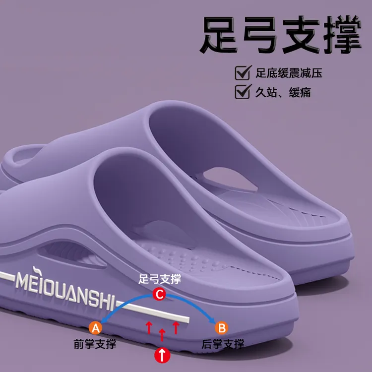 足弓支撑拖鞋女士夏季2025新款外穿防滑防臭久站不累脚eva凉拖女