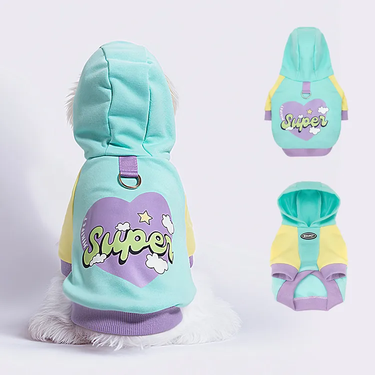 狗狗猫咪衣服摇粒绒卫衣外套宠物泰迪比熊马尔济斯小型犬衣服
