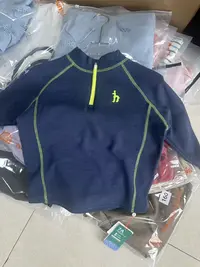 桑蚕丝儿童小狗版拉链打底衫