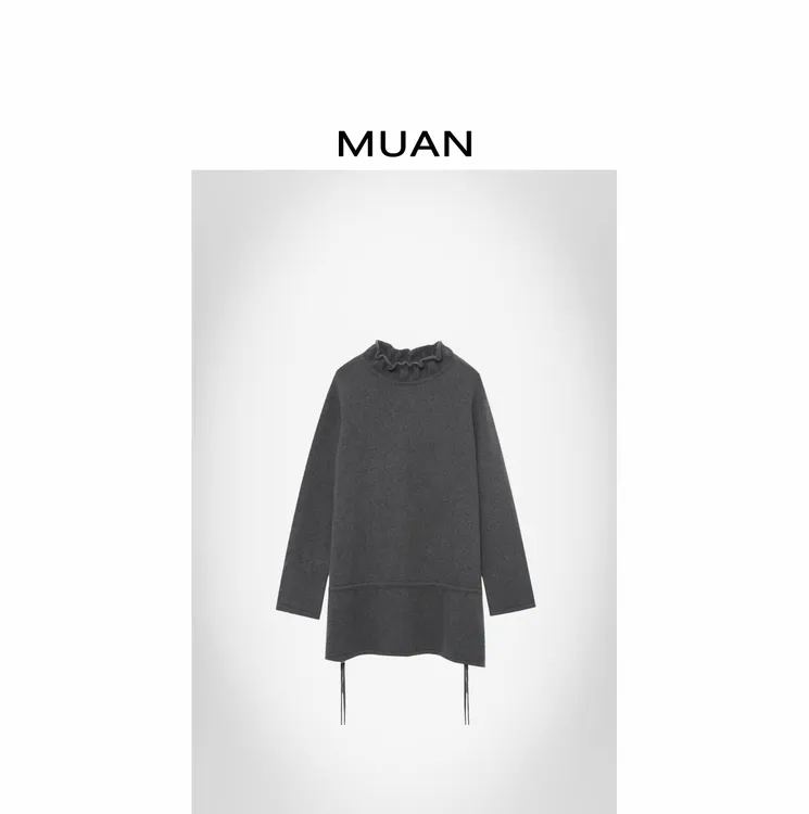 木岸MUAN：《芬兰日记毛衣》定制高克重宽松针织衫上衣女D-ST-251871