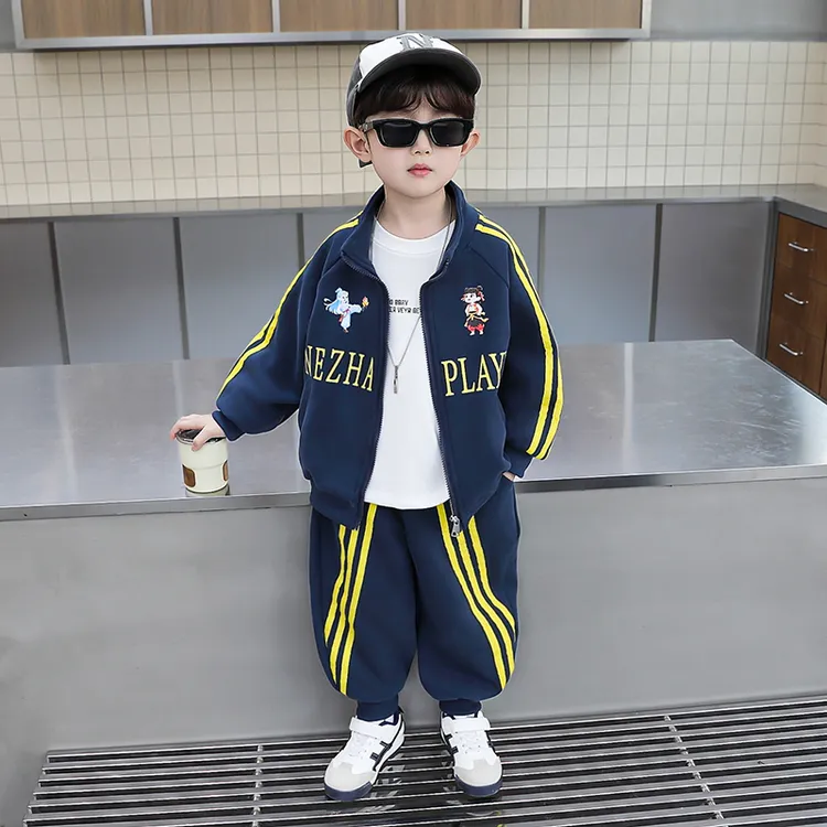 哪吒儿童服装男童秋季运动外套套装2025新款男孩春秋酷潮敖丙衣服