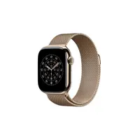Apple Watch Series 11 金色钛金属表壳 金色米兰尼斯表带