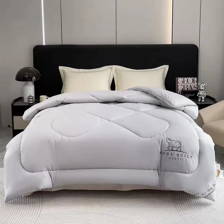 2025新澳洲羊毛被100%纯羊毛被子春秋冬被芯加厚保暖单双人学生被