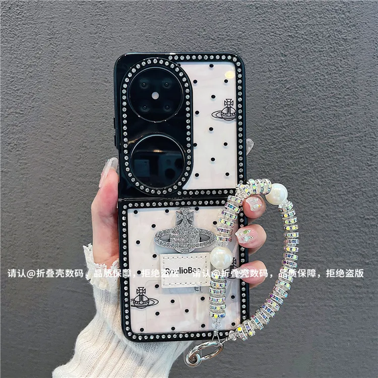 折叠钻石款适用华为荣耀/OPPO/vivo/小米/三星手机壳防摔爆款网红