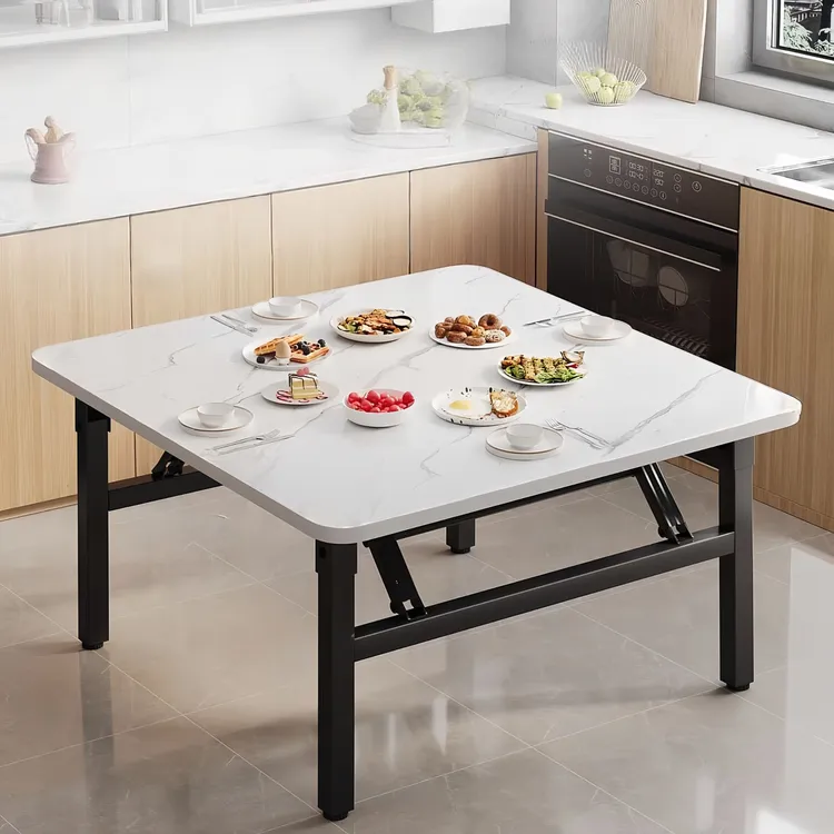 折叠桌子饭桌餐桌家用出租屋宿舍小方桌子简易摆摊矮桌地桌长方桌