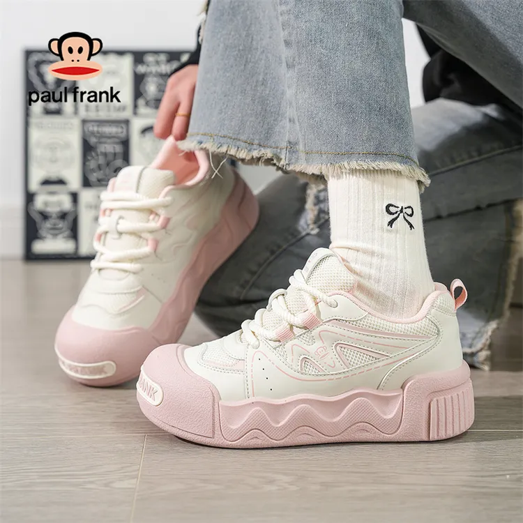 PaulFrank大嘴猴 2025春季德训大头面包鞋女校园百搭休闲运动鞋子
