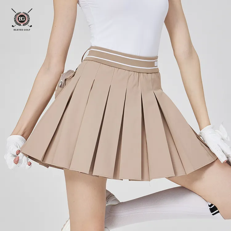 新款高尔夫短裙时尚韩版显瘦百褶裙防走光半身裙速干透气女裙子夏