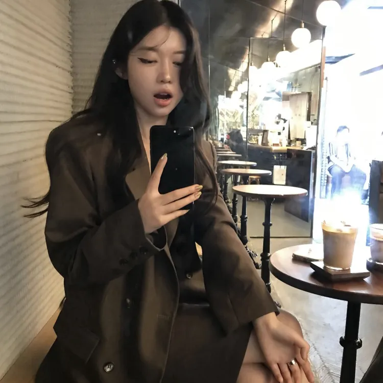CONION//【重逢心跳比我先认出你】西装外套女秋冬高级感