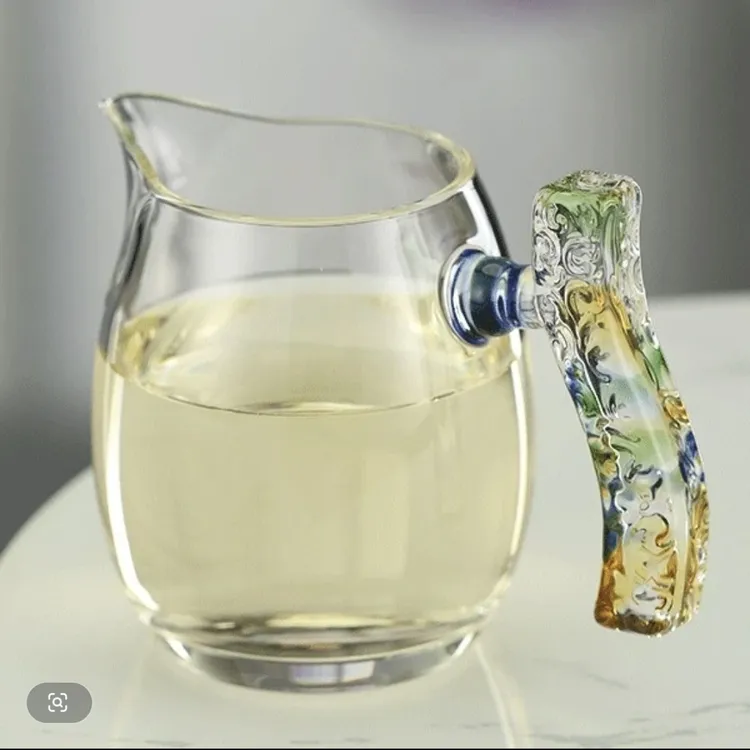 禾器迷翠·玉锦茶海高硼硅玻璃公道杯建议容量：300ml禾器茶具