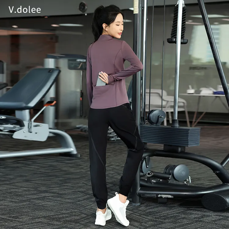 2025新款秋专业跑步运动服套装女晨跑健身宽松速干洋气瑜伽服1303