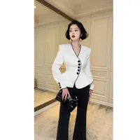 LYXJ【贝多芬线条】收腰短外套2025秋季新款掐腰显瘦气质时尚外套