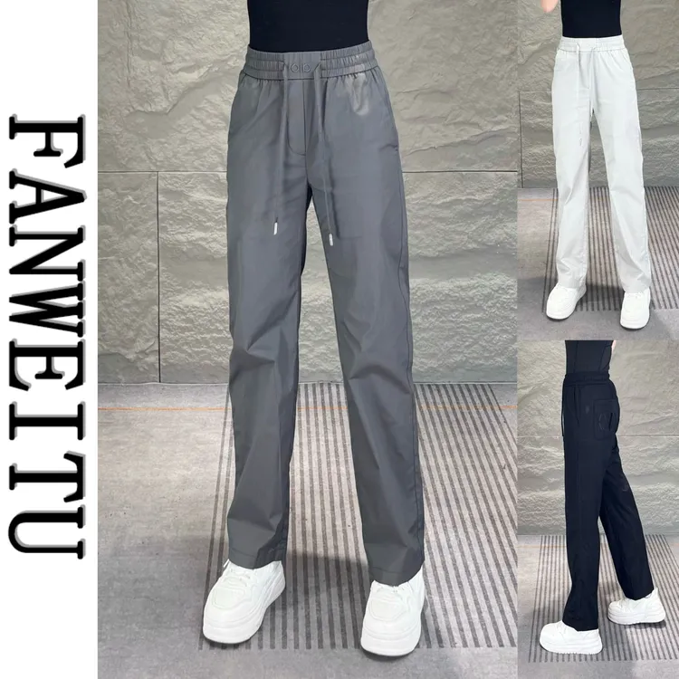 夏季男士新款薄款速干直筒休闲裤户外微弹百搭透气运动长裤6850