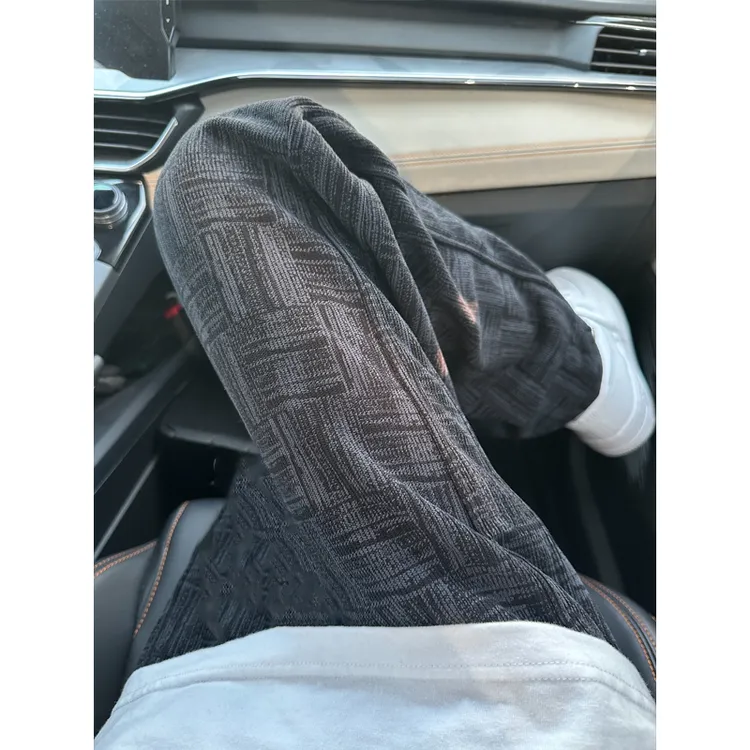 美式扎染重磅卫裤男款秋冬加绒加厚oversize裤子高级感直筒阔腿裤