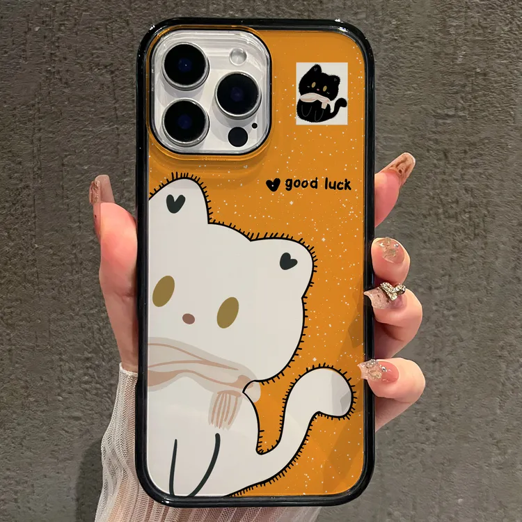 【AI键保护】围巾小猫适用苹果17promax手机壳iphone17新款可爱16
