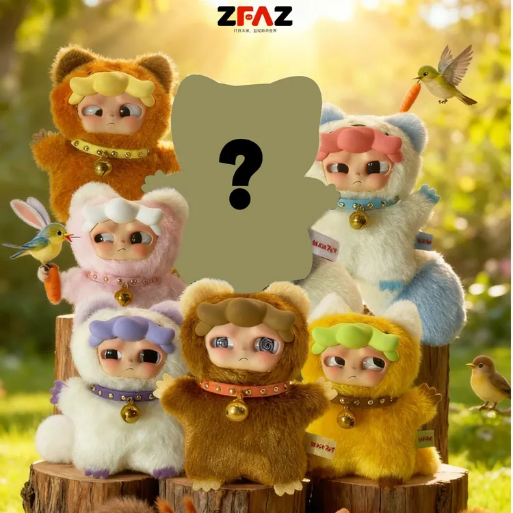 潮玩新品| 旋风仔-尾装大师系列毛绒盲盒