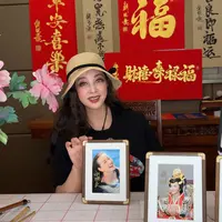 刘晓庆亲笔签名照