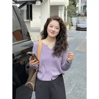 WenWen小个子2025春装新款针织开衫设计感小外套薄款2184