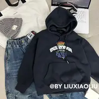 杭州六小六正版BY LIUXIAOLIU秋季儿童连帽卫衣17336
