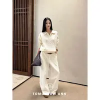 -满分棉！有量感的直筒显瘦牛仔裤 （TM11977#）TM