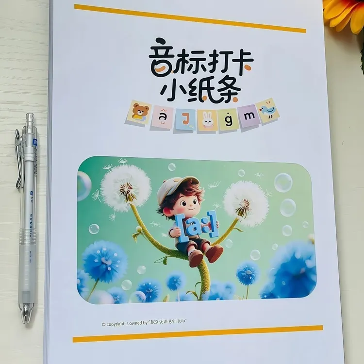 最新通用音标24天打卡小纸条附属音频音标知识常用知识汇总彩印