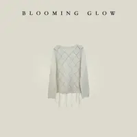 BLOOMING GLOW 精致手缝包边开衫 天丝儿羊毛套装 背心开衫套装
