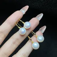 【小北珠宝】S925银淡水珍珠耳钩约9.5mm+【多样性发一】26-BJ07X188