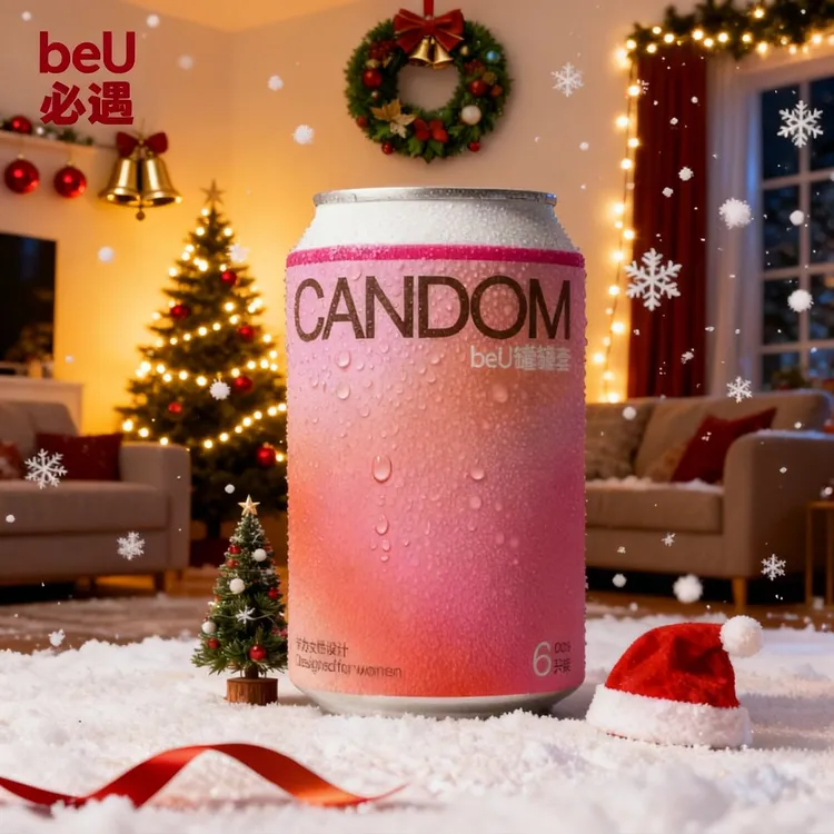 【beU圣诞礼物】必遇罐罐避孕套情趣礼盒UU罐罐七夕送礼男用避孕套安全套润滑