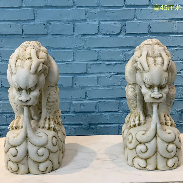 天然石材原石雕刻吸水兽装饰瑞兽摆件 不含安装和卸车