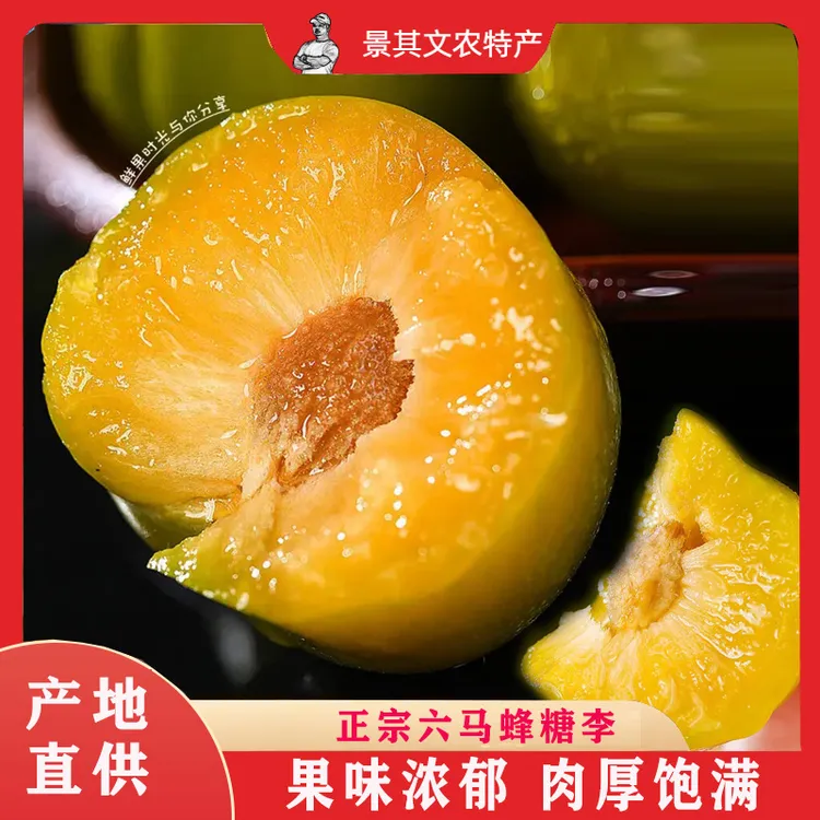 顺丰包邮 贵州李子正宗六马蜂糖李60枚一箱 疵果 疤疤果 不售后