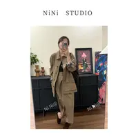 NiNi:小众设计师大牌进口面料外套半裙(可单拍)