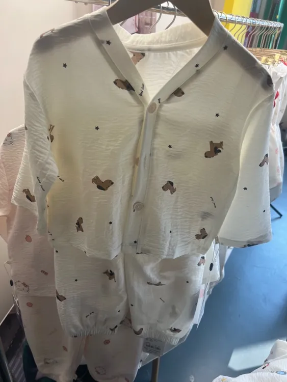 儿童呼吸棉九分家居套装已上线面料柔软舒适亲肤