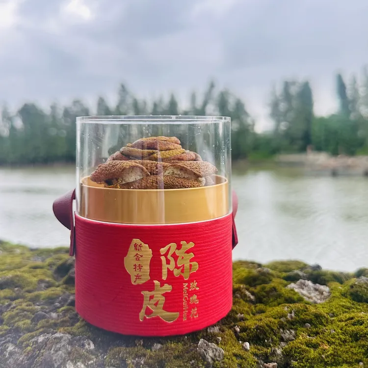 【陈甜永恒】2024年天禄产区圈枝大红陈皮玫瑰花新会陈皮收藏佳品