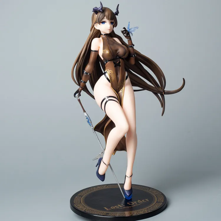 莫焉恶魔少女手办1/7模型摆件中国风旗袍公仔摆件模型