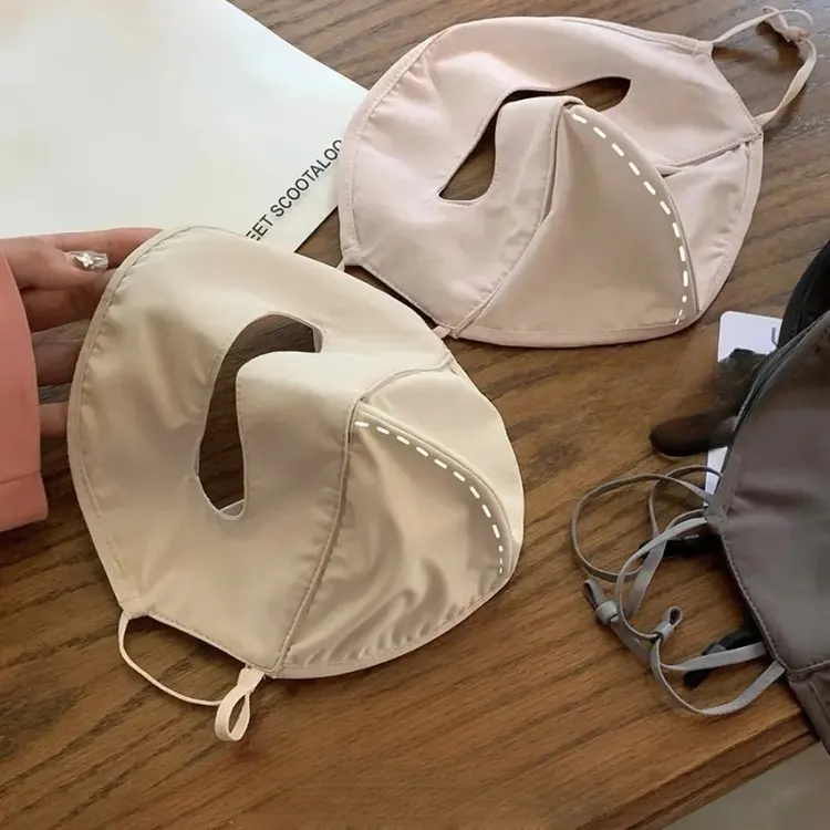 夏季开车防晒口罩面罩女防紫外线全脸冰感透气薄款遮阳脸百搭新款