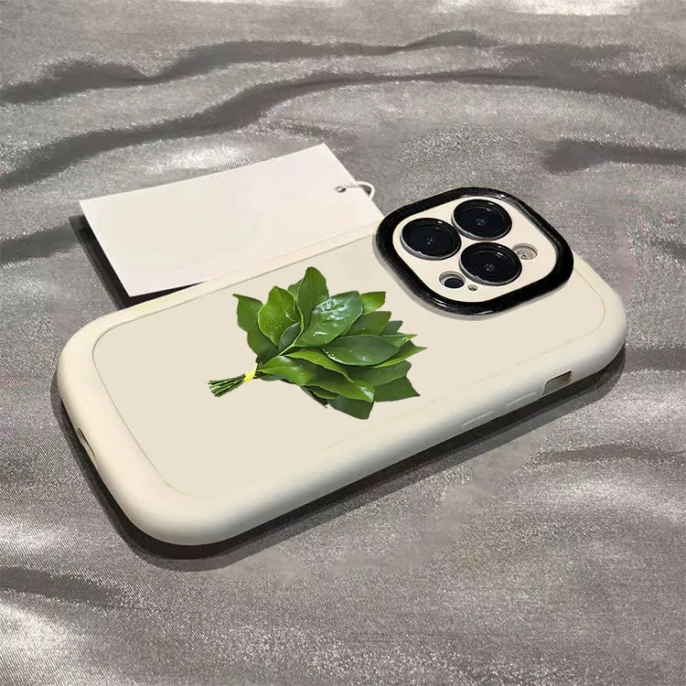 柚子叶适用iphone17苹果16promax1514手机壳泡芙131211软硅胶