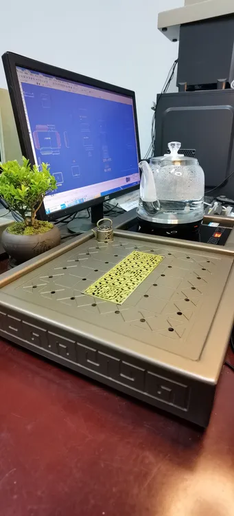 全铝工艺定制款：规格350×500×60香槟色