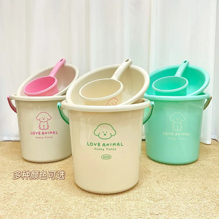 水桶家用高颜值塑料带盖手提储水学生宿舍用洗澡洗漱洗衣桶带脸盆