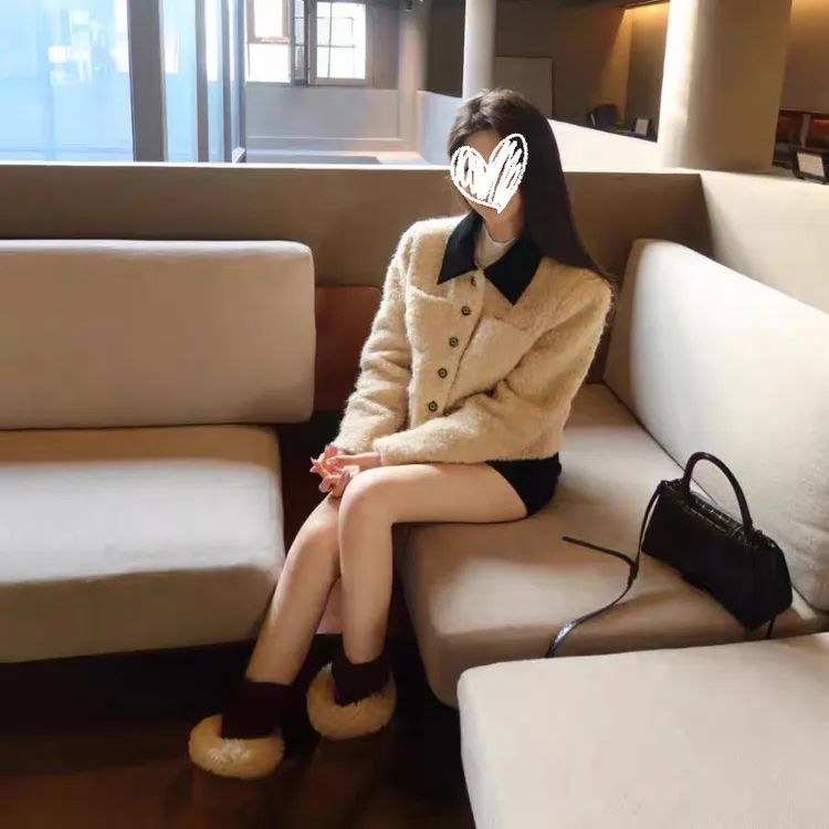 【海派甜心】秋冬小香风气质显瘦修身长袖外套女2515#