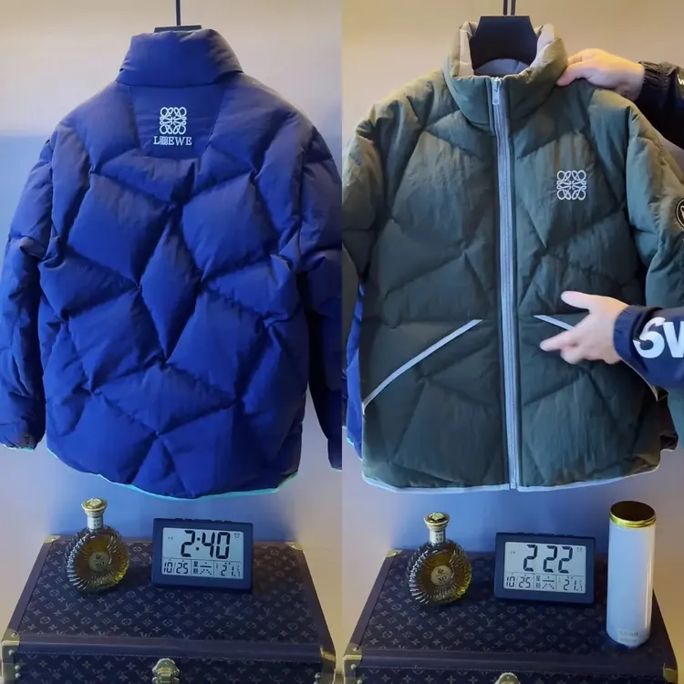 欧美版本 秋冬款男款洋气时尚单品保暖休闲轻奢百搭立领棉服