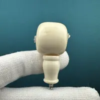 K6906天然猛犸牙 芝士皮三通20*41mm一物一图 假一罚十