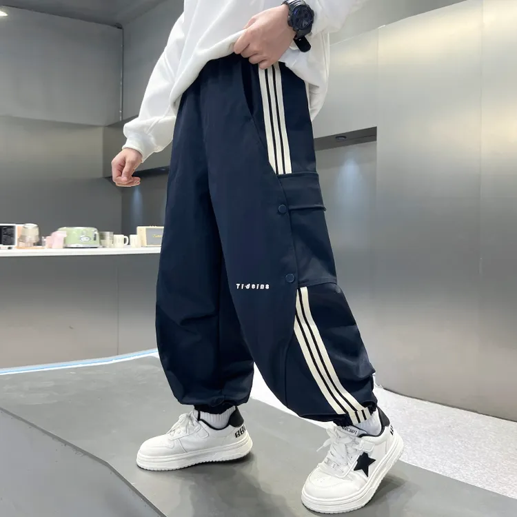 男童休闲运动长裤2025秋季新款中大童儿童宽松痞帅运动百搭长裤潮