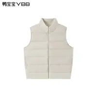 【鸭宝宝】冬季90鸭绒立领轻薄马甲女款保暖YA5038M009B11