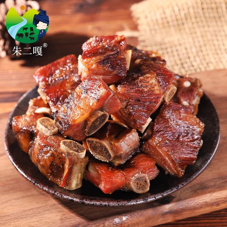 【腊排骨】湖北土家正宗高山散养跑山土猪柏树枝手工烟熏自制腊肉