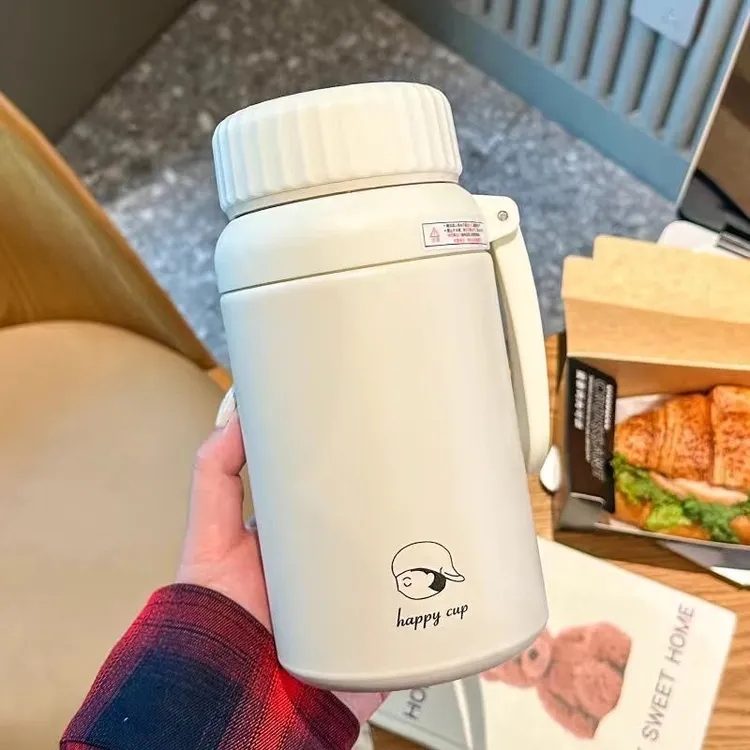 316不锈钢内底保温杯保温壶超大容量高颜值学生水杯便携茶隔杯GMH